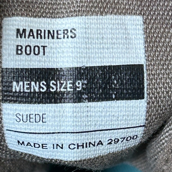 Men\'s Sea Vees Mariners Boot Sneakers Suede size 9